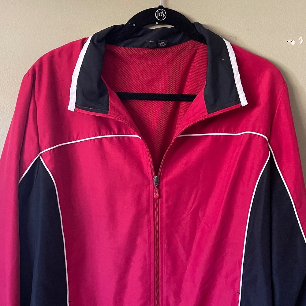 Thrifted Vintage Red Windbreaker *USED*